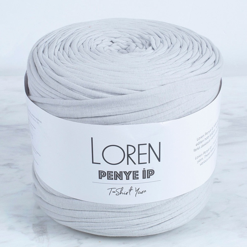 Loren T-Shirt Yarn, Light Grey – 24