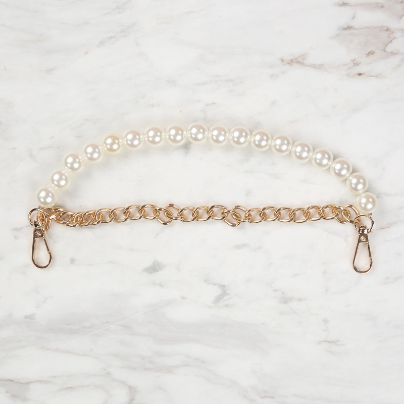 Nas Bag Hanger Pearl – Gold