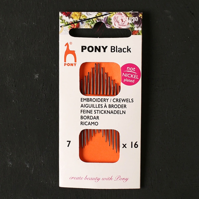 Pony Black Sewing Needle Number 7 – 04890