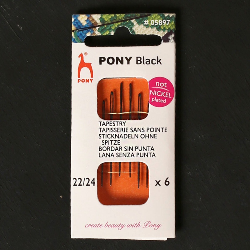 Pony Black Tapestry Needle Number 22 – 05897