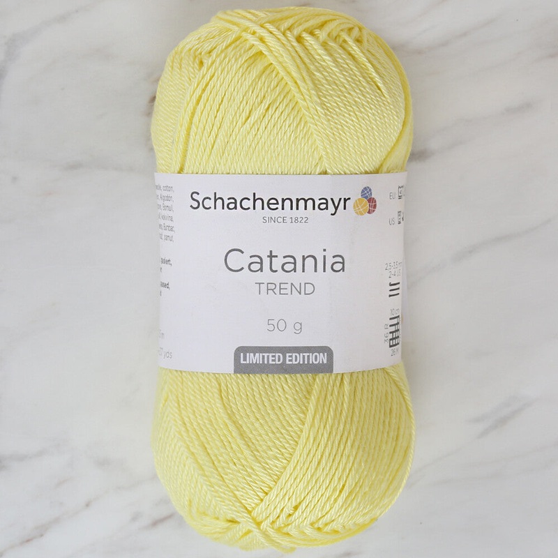 Schachenmayr Catania 50gr Yarn, Yellow – 00295
