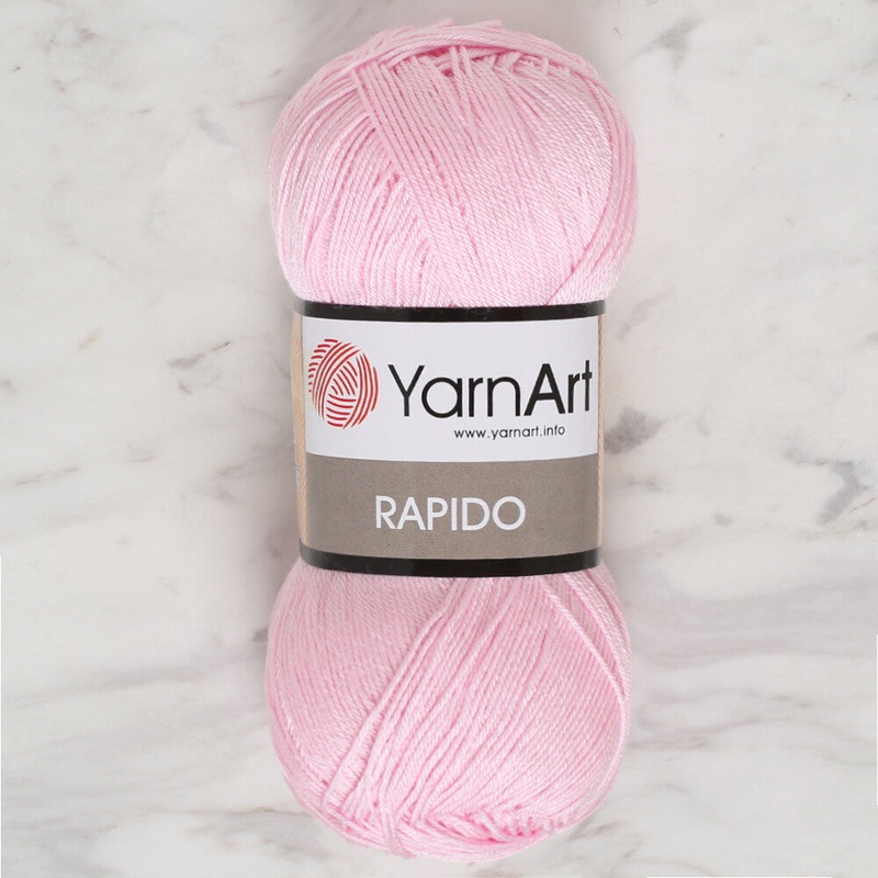 YarnArt Rapido Knitting Yarn, Baby Pink – 687