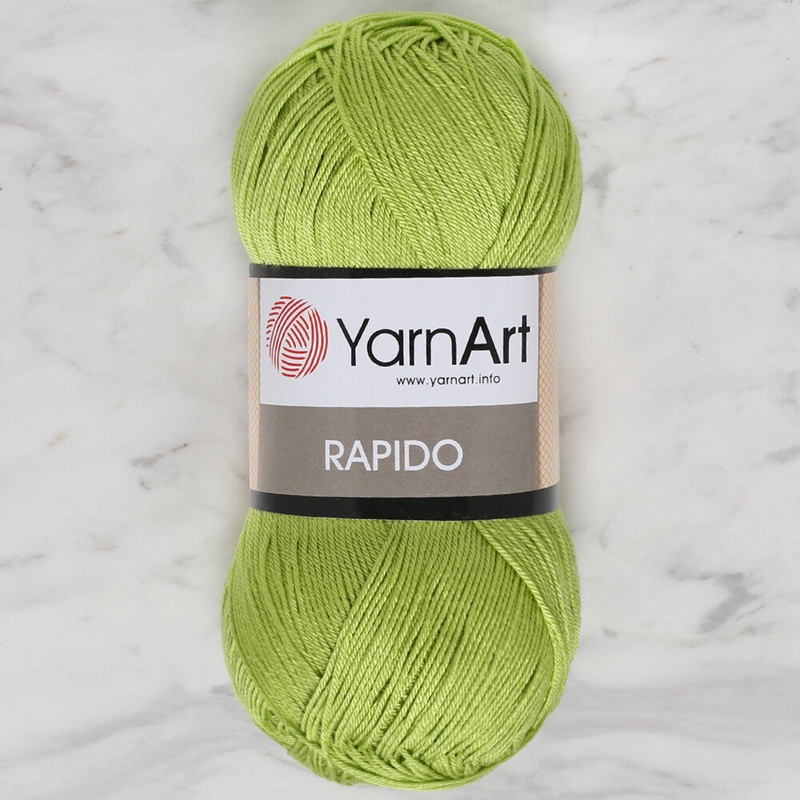 YarnArt Rapido Knitting Yarn, Green – 691