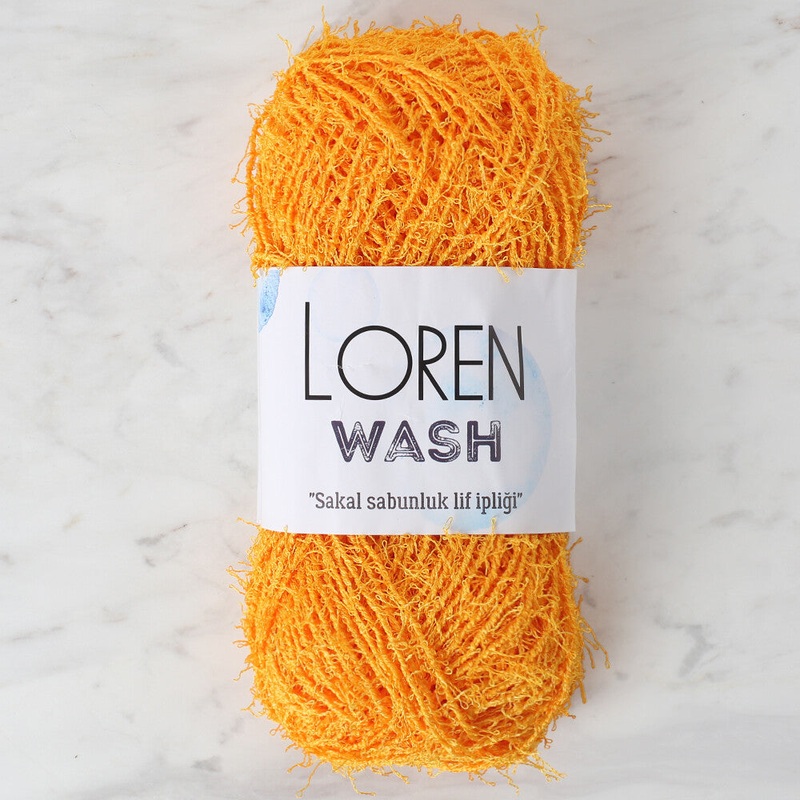 Loren Wash Knitting Yarn, Orange – R096
