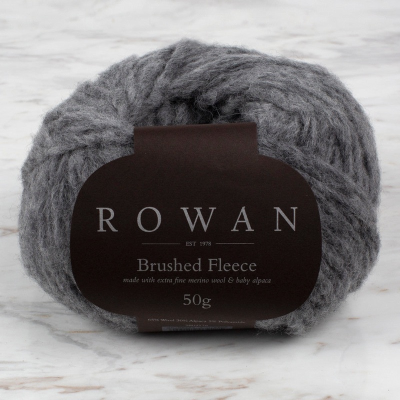 Rowan Brushed Fleece Yarn, Crag – 253