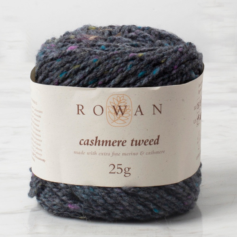 Rowan Cashmere Tweed 25gr Yarn, Granite – 3