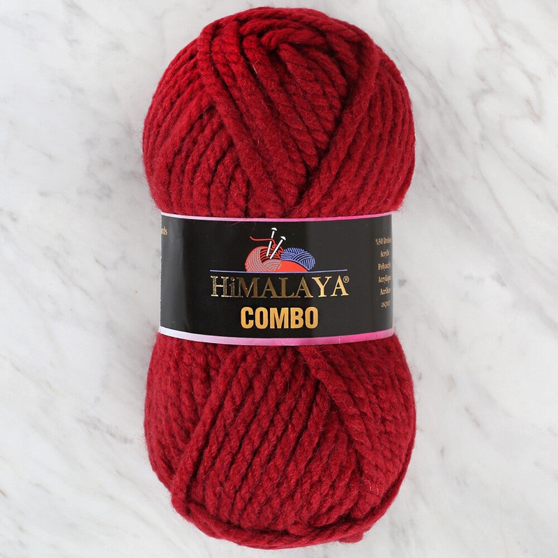 Himalaya Combo Yarn, Dark Red – 52739