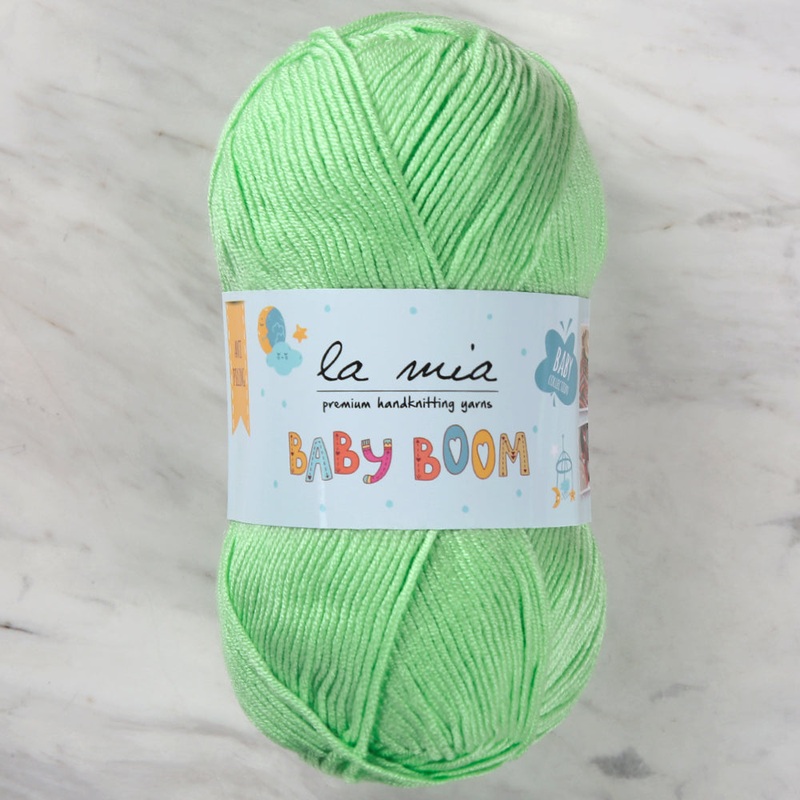 La Mia Baby Boom Yarn,  Light Green – 491
