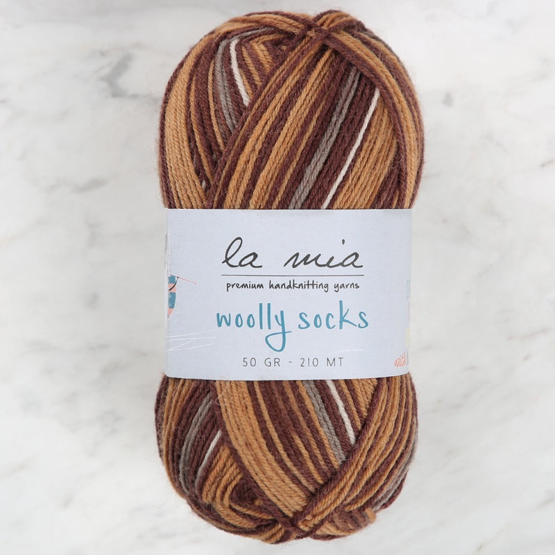 La Mia Woolly Socks Variegated Sock Yarn – L09