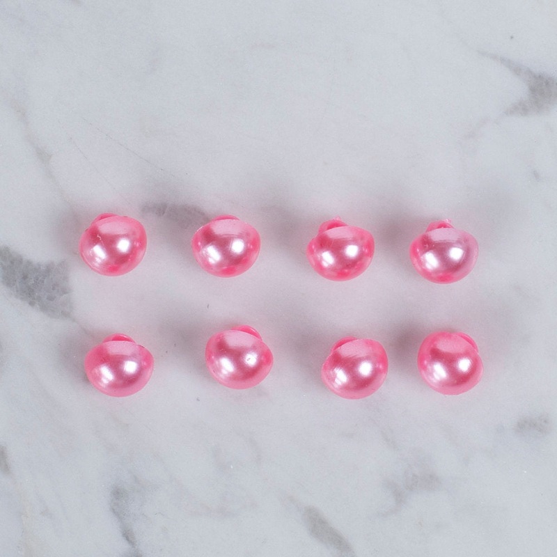 Loren Crafts 8 Pack Button, Pink – 151