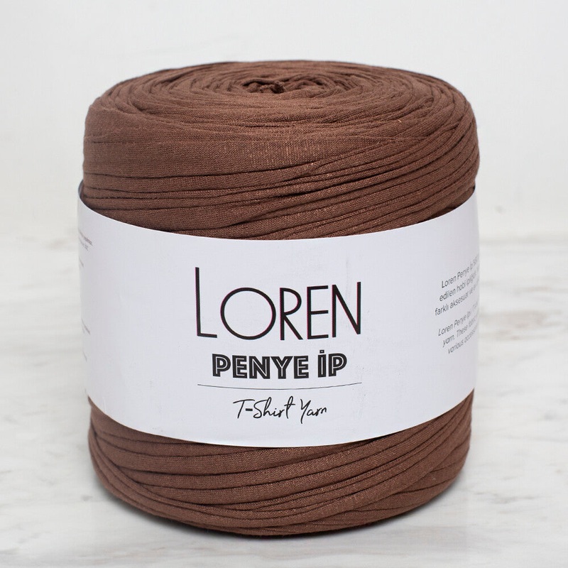 Loren T-Shirt Yarn, Brown – 96