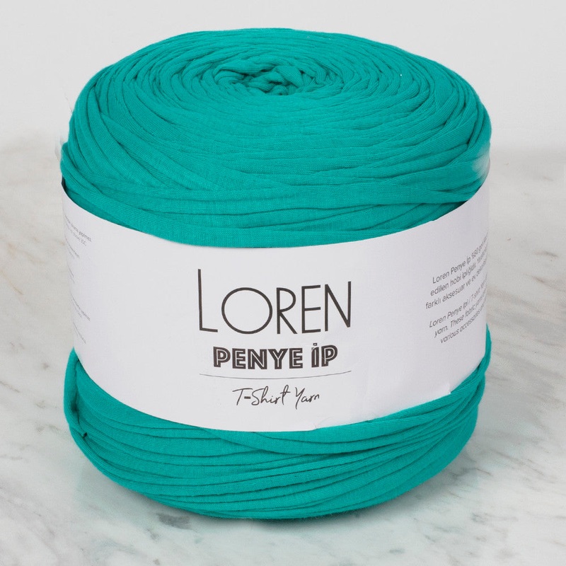 Loren T-Shirt Yarn, Green  – 12