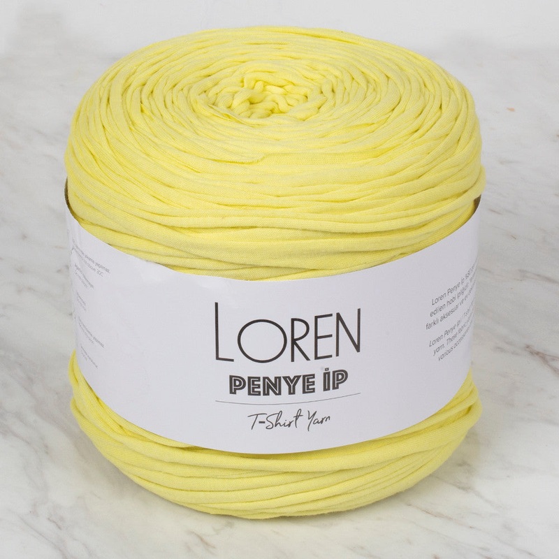 Loren T-Shirt Yarn, Light Yellow – 97