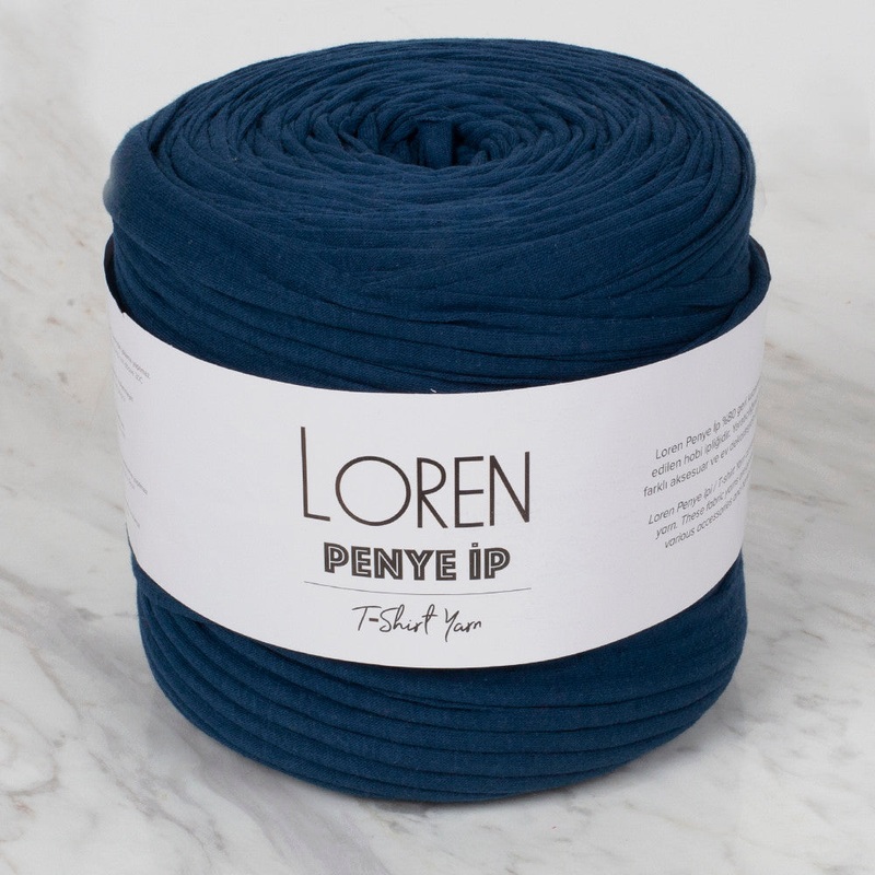 Loren T-Shirt Yarn, Petrol Blue – 103