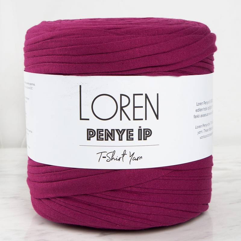 Loren T-Shirt Yarn, Plum – 98