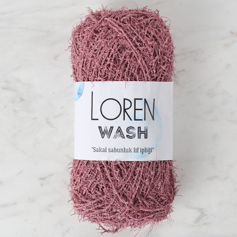 Loren Wash Knitting Yarn, Dusty Rose – R138