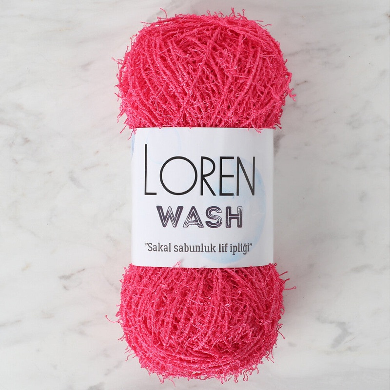 Loren Wash Knitting Yarn, Fuchsia – R100