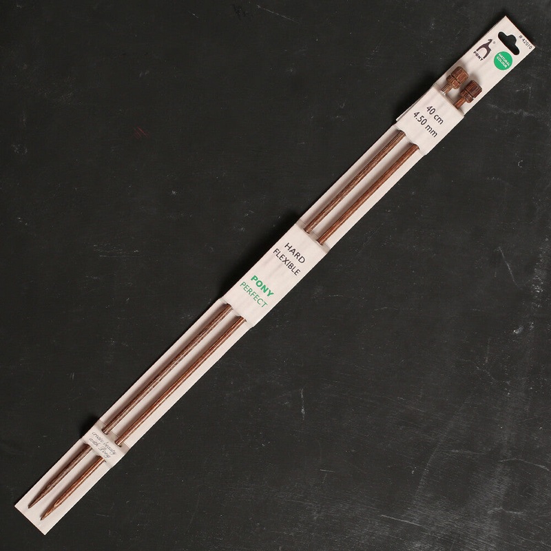 Pony Perfect 4.5 mm 40 cm Wooden Knitting Needle – 42010