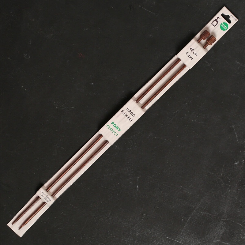 Pony Perfect 4 mm 40 cm Wooden Knitting Needle – 42009