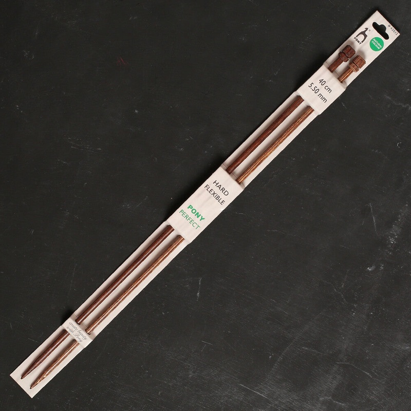 Pony Perfect 5.5 mm 40 cm Wooden Knitting Needle – 42012