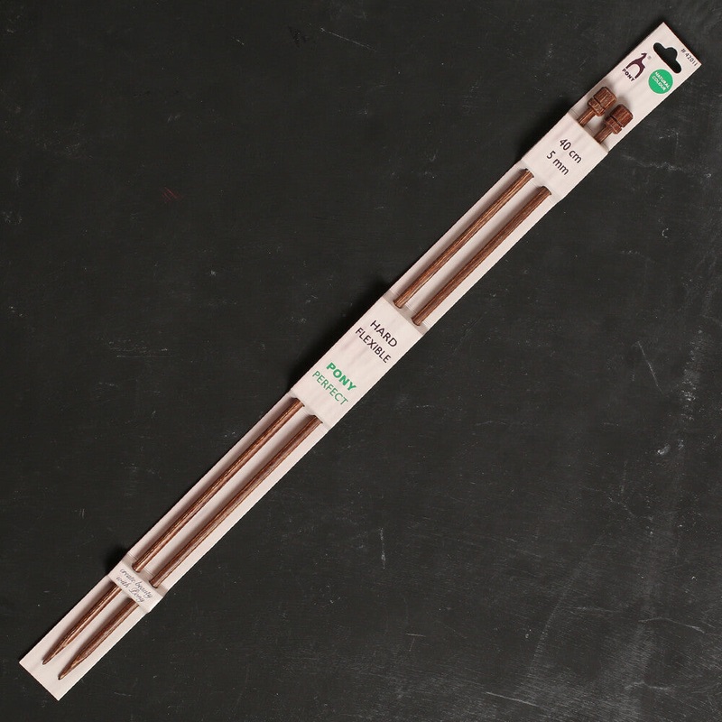 Pony Perfect 5 mm 40 cm Wooden Knitting Needle – 42011