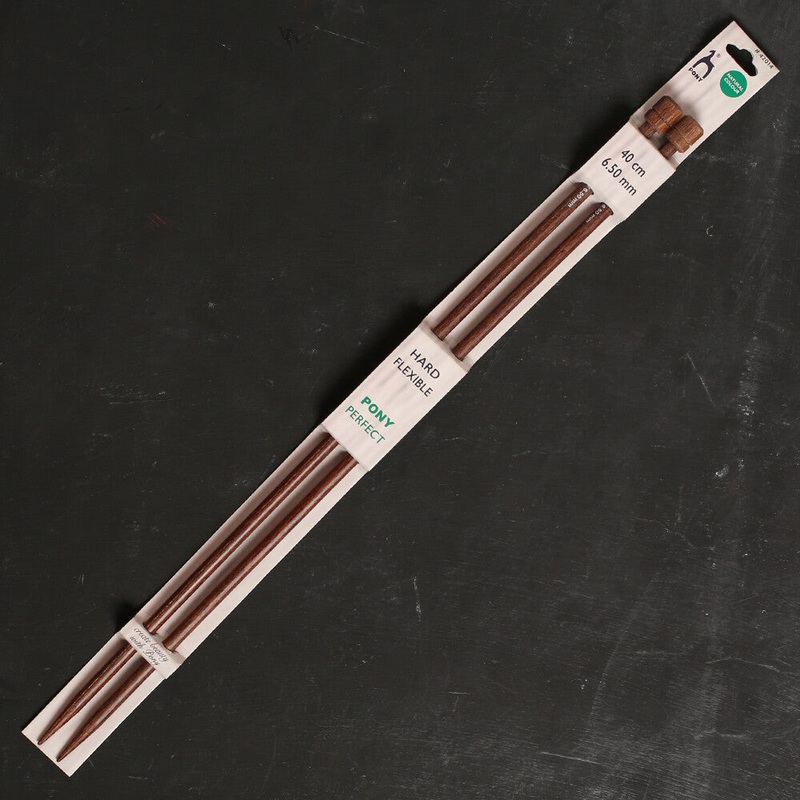 Pony Perfect 6.5 mm 40 cm Wooden Knitting Needle – 42014