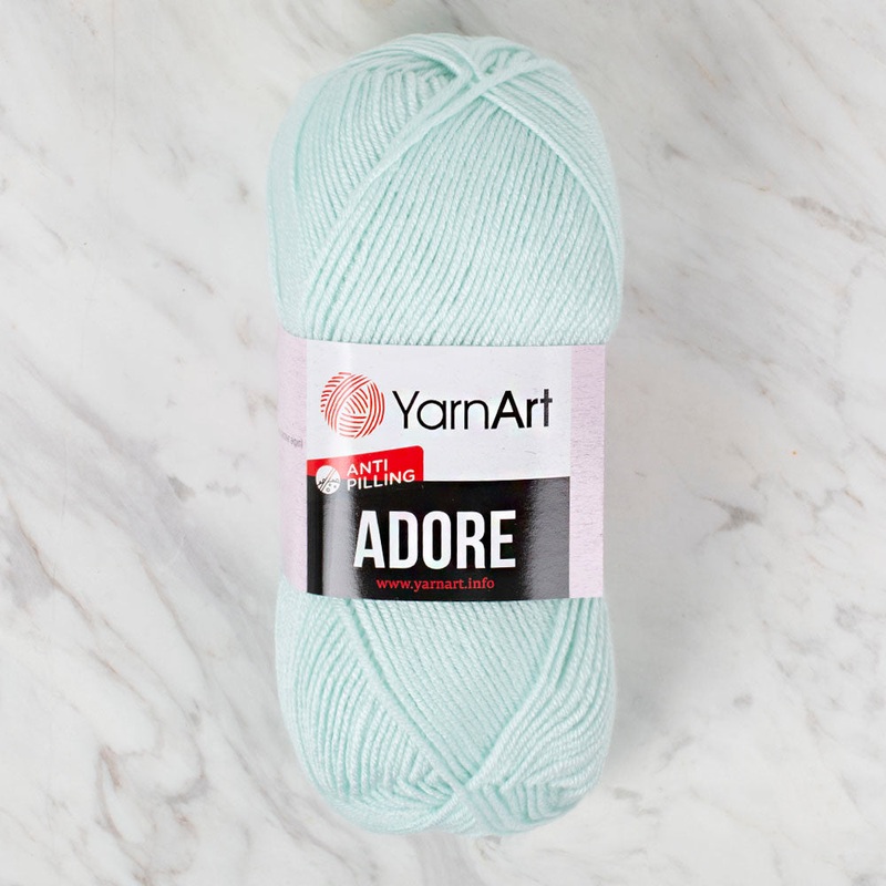 YarnArt Adore Anti-Pilling Yarn, Baby Pink – 385