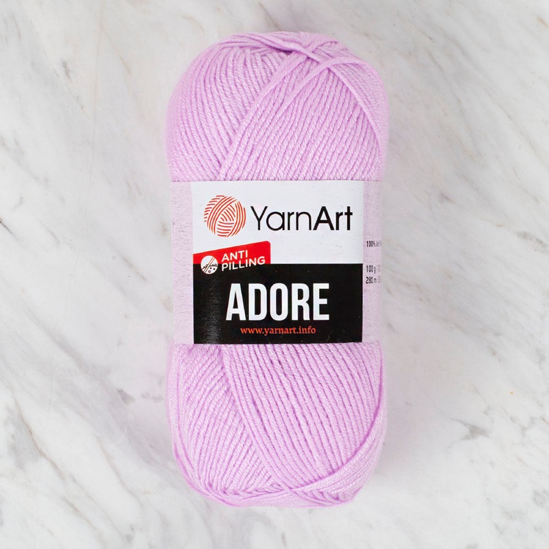 YarnArt Adore Anti-Pilling Yarn, Lilac – 362