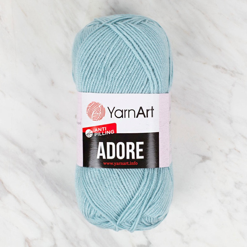 YarnArt Adore Anti-Pilling Yarn, Pastel Green – 369