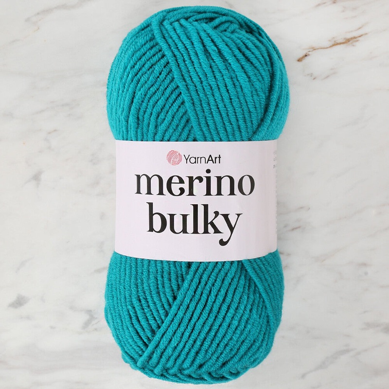 YarnArt Merino Bulky Yarn, Dark Green – 11448
