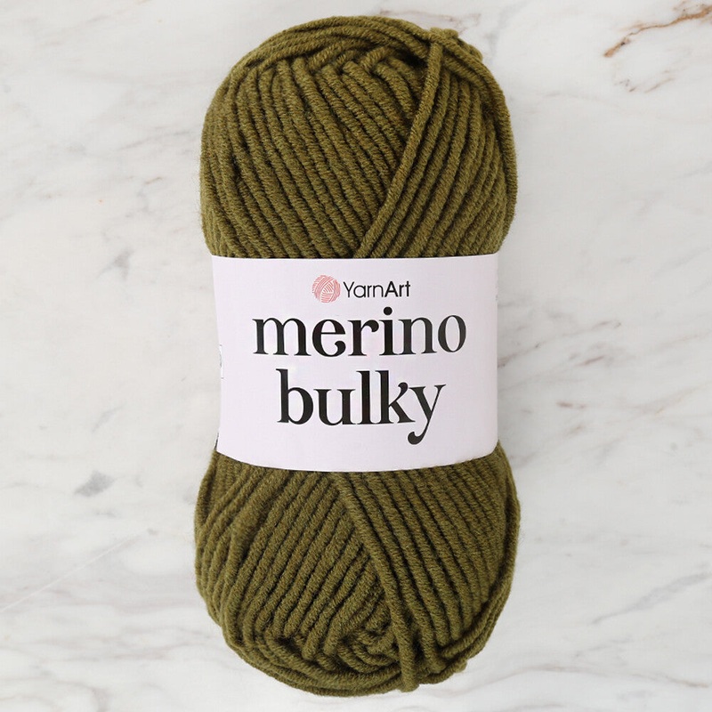 YarnArt Merino Bulky Yarn, Navy Green – 530