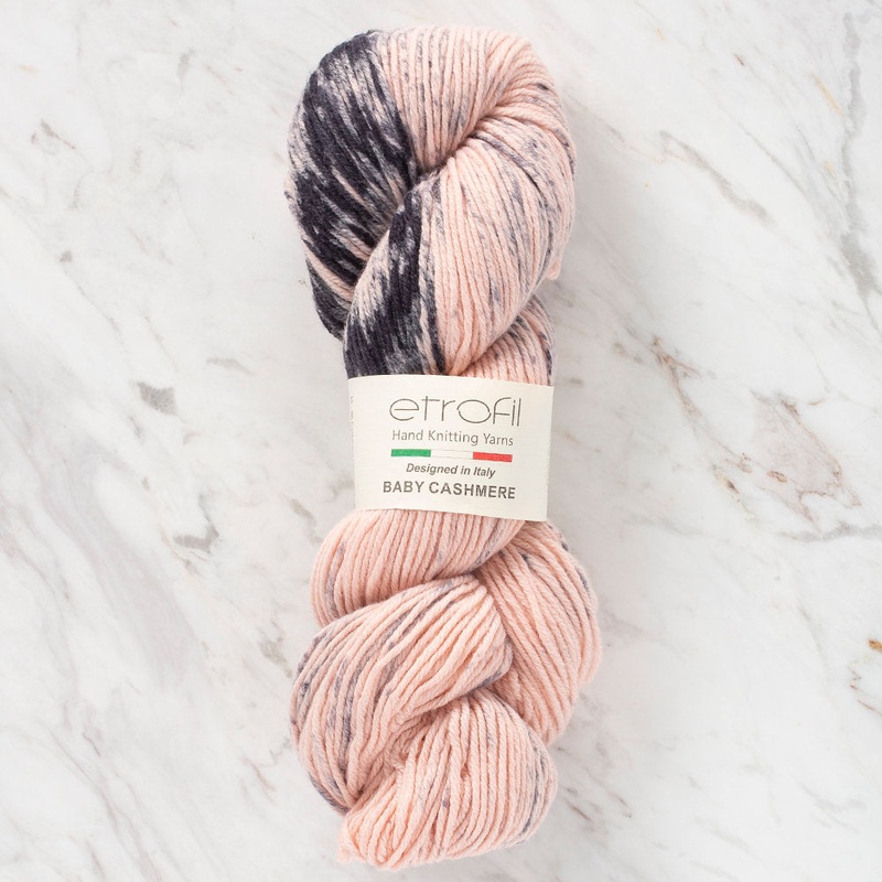 Etrofil Baby Cashmere Yarn, Grey Pink – EL009