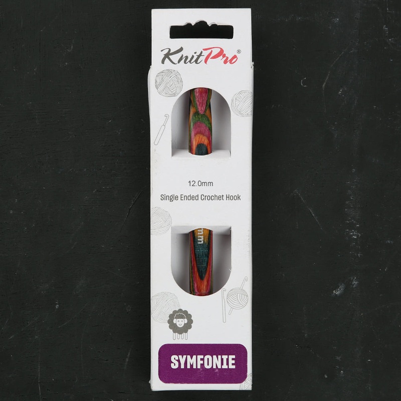 KnitPro Symfonie Wood Wool Crochet Hook 12.0mm – 20715