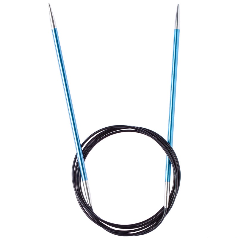 KnitPro Zing 4 mm 120 cm Circular Knitting Needle, Blue – 47189