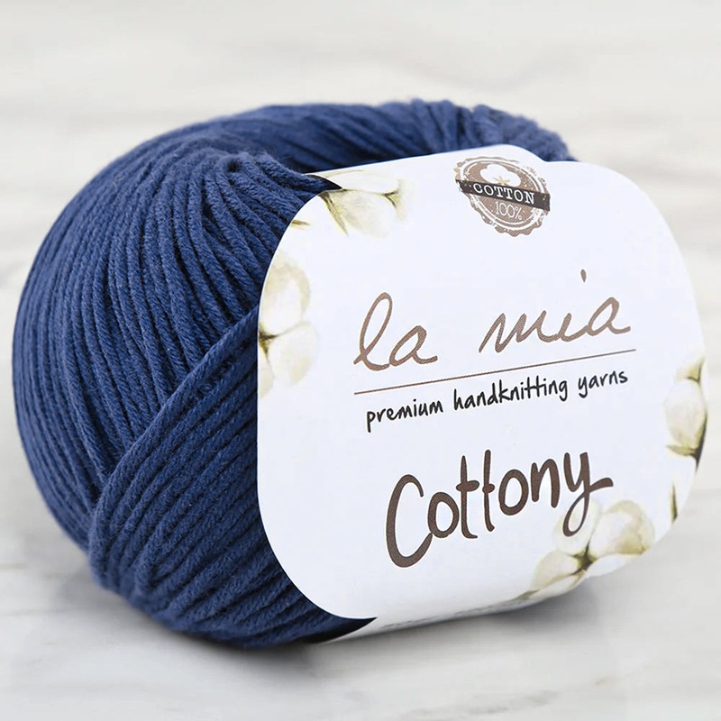 La Mia Cottony Baby Yarn, Navy Blue – L038
