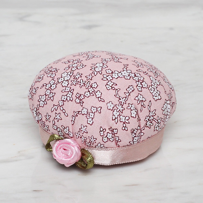Loren Arm Pincushion, Flower Patterned – Pink