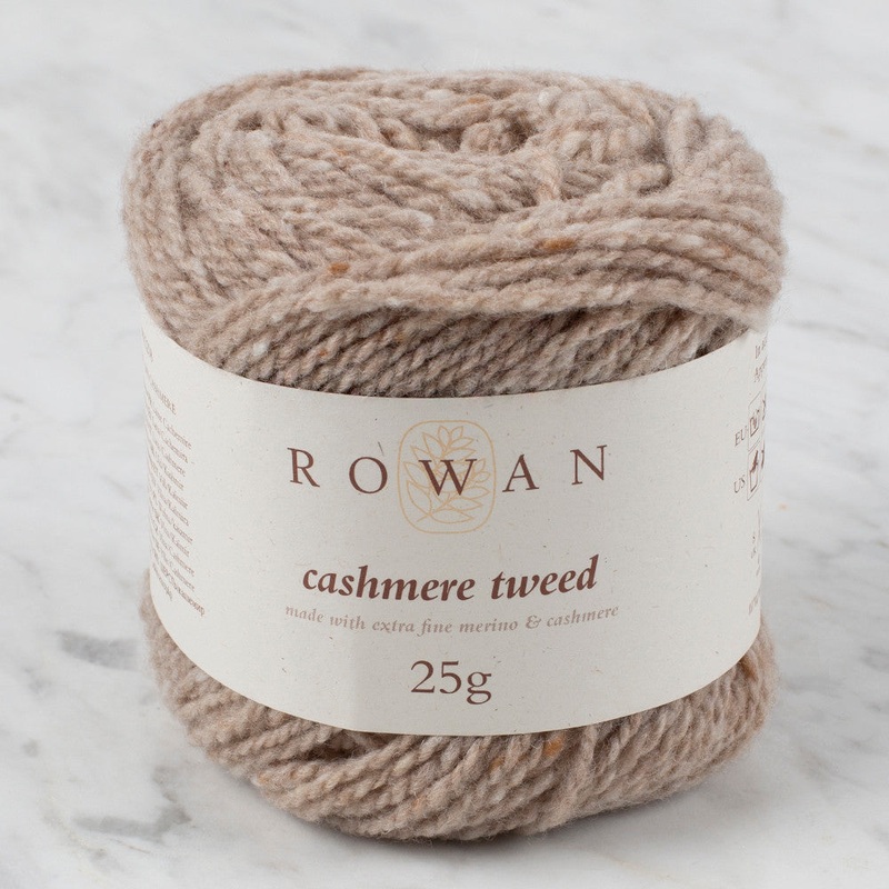 Rowan Cashmere Tweed 25gr Yarn, Oats – 1