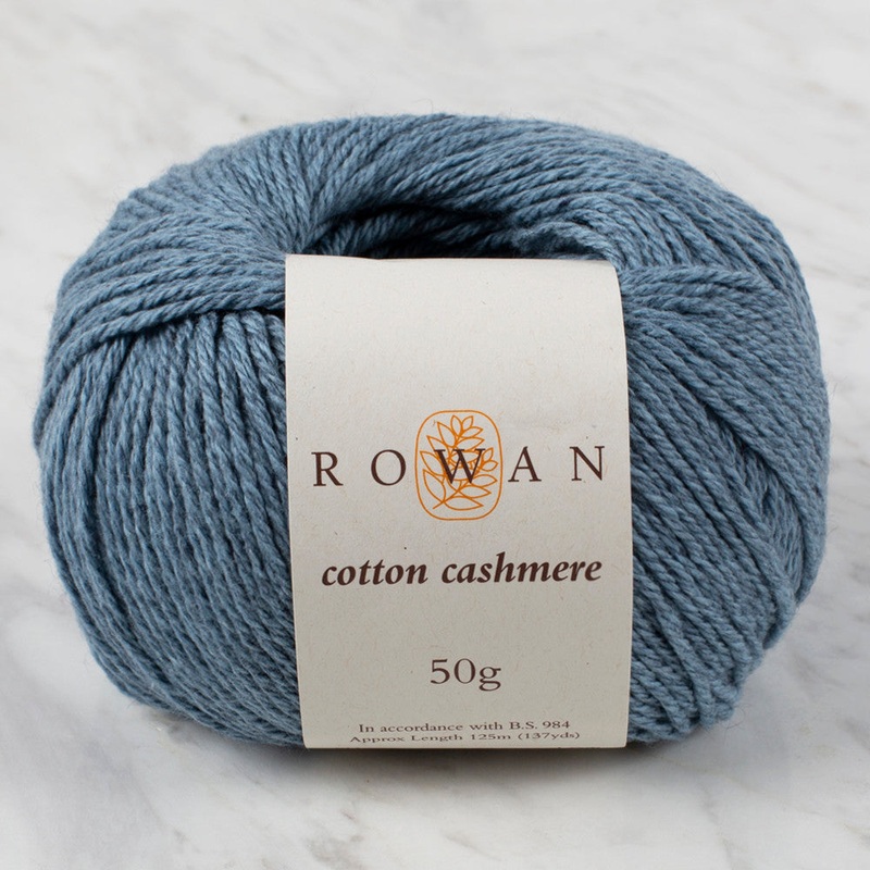 Rowan Cotton Cashmere Yarn, Harbour Blue – 223