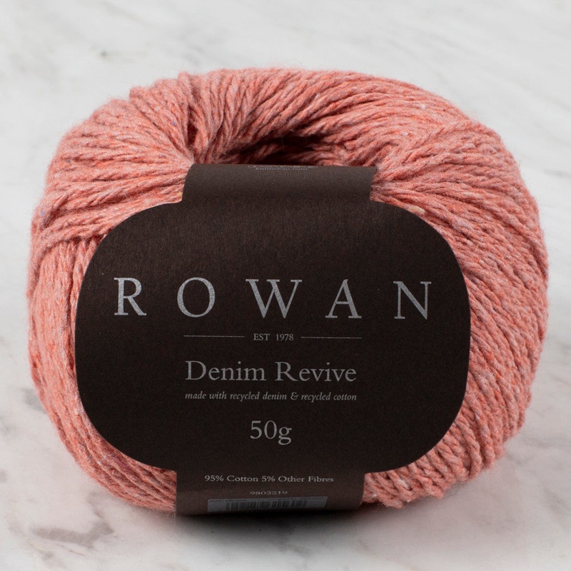 Rowan Denim Revive 50gr Yarn, Coral – 00220