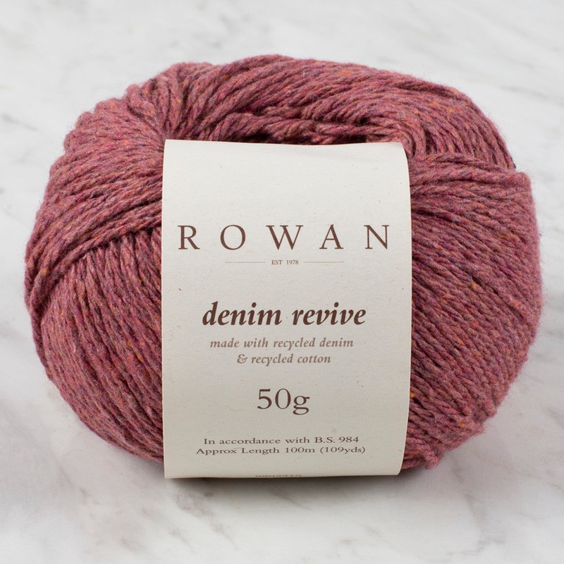 Rowan Denim Revive 50gr Yarn, Lipstick – 00214