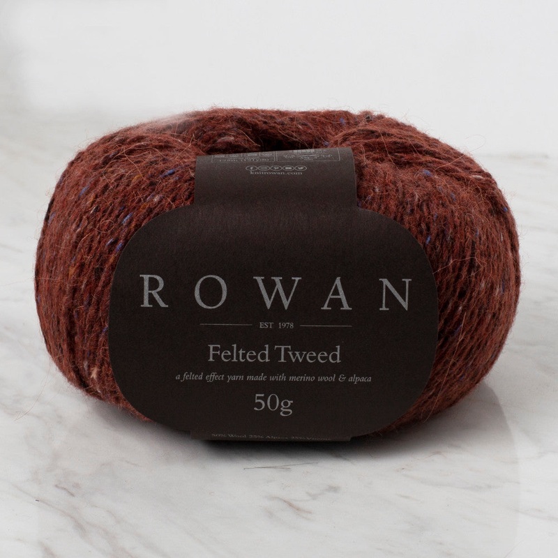 Rowan Felted Tweed 50gr Yarn, Barn Red – 196