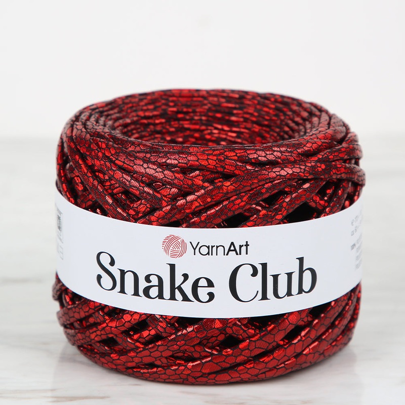 YarnArt Snake Club Red Rope – 5107