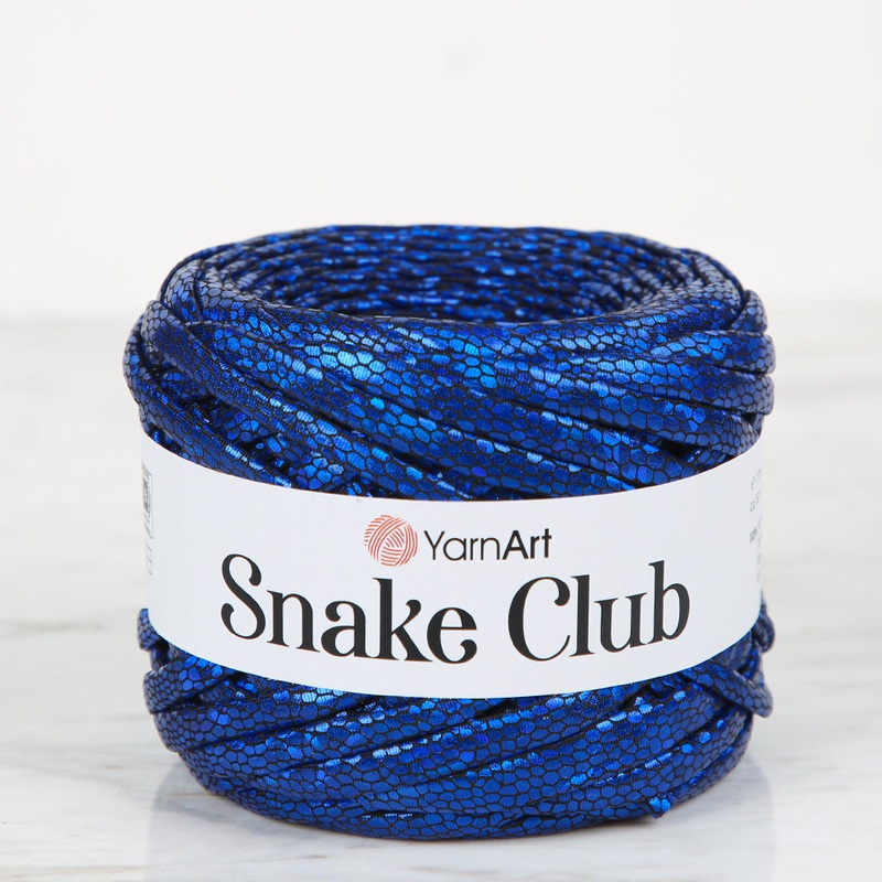 YarnArt Snake Club Sax Blue Rope – 5109