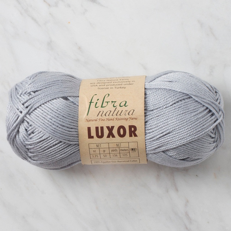 Fibra Natura Luxor Yarn, Grey – 105-23