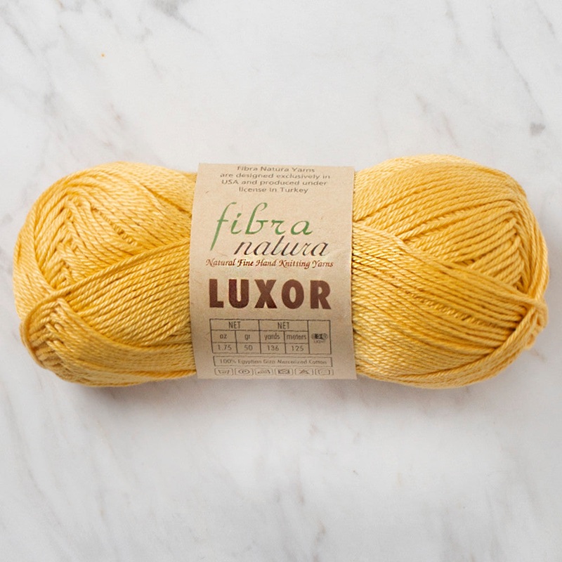 Fibra Natura Luxor Yarn, Mustard – 105-03