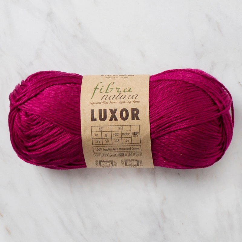 Fibra Natura Luxor Yarn, Plum – 105-07
