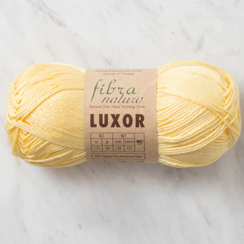 Fibra Natura Luxor Yarn, Yellow – 105-30