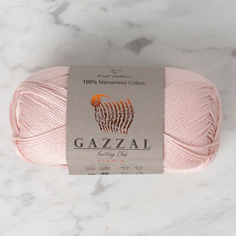 Gazzal Giza Yarn, Light Pink – 2491