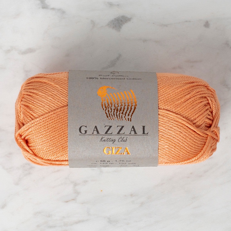 Gazzal Giza Yarn, Orange – 2493