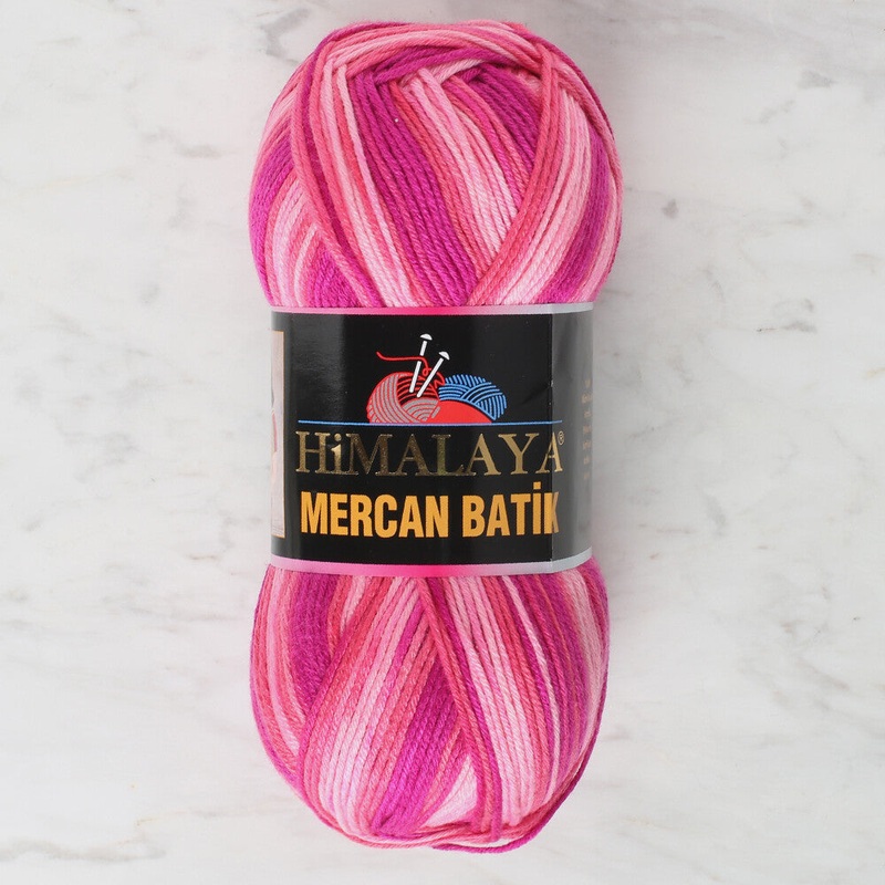 Himalaya Mercan Batik Knitting Yarn, Variegated – 59502